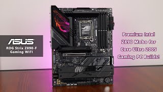 Premium Intel Z890 Motherboard for Gamers  ASUS ROG Strix Z890F Gaming WIFI Unboxing amp Overview [upl. by Osmond]