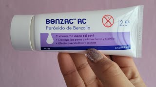 Reseña Benzac AC al 25 Tratamiento localizado para el acné [upl. by Leirua856]