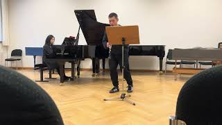 Brahms Klarinette Sonate Op120 Nr2 1 und 2Satz [upl. by Ybab962]