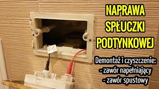 NAPRAWA CIEKNĄCEJ SPŁUCZKI PODTYNKOWEJ WC 🚽 Jak Samemu Naprawić 🆘️ Spłuczka Podtynkowa usterka wc [upl. by Civ910]