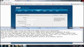 Modeme Uzaktan Bağlanma  TTnet Zxhn H168N  Statik IP Alma [upl. by Kermy128]