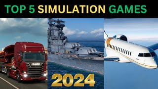 5 Best Simulation Games You Should Definitely Try in 2024 😱 [upl. by Sucramel468]