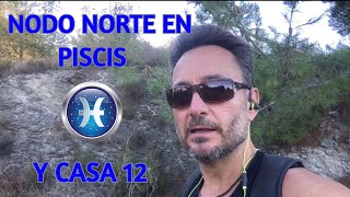 NODO NORTE EN LA CASA 12  NODO NORTE EN PISCIS ♓ Curso gratis Astrología Reencarnación😉👍 [upl. by Kier]