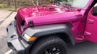 2022 Tuscadero Pink Jeep Unlimited Sport Altitude [upl. by Sheelagh627]