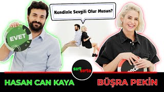 Hasan Can Kaya ve Büşra Pekin Sırt Sırta’da Sorulara göre Sevgili Olacaklar mı [upl. by Pascale]