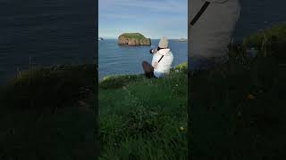 Photographing puffins in Iceland [upl. by Nimref]