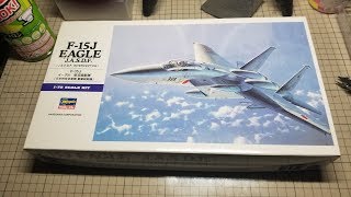 ハセガワ172 F15J イーグル 航空自衛隊 3 コックピットの筆塗り [upl. by Anib876]