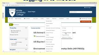 Moodle at Writtle University College  your learning resources [upl. by Anaile]