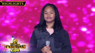 Denessa wins as the TNT Kids Weekly Winner  Tawag ng Tanghalan Kids [upl. by Schoenfelder]