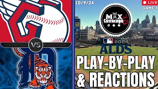 🔴LIVE Cleveland Guardians vs Detroit Tigers  Game 3 of ALDS  PlayByPlay amp Reactions 10924 [upl. by Candida246]