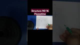 Structure of Fluoxetine [upl. by Nosyt227]