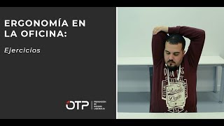 Ergonomía en la oficina ejercicios de estiramiento [upl. by Ahsla454]