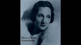 Das is a Wein 1936  Greta Keller [upl. by Aveline]