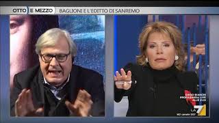 Sgarbi Quando Baglioni assumerà una colf rom sarò contento [upl. by Henriette]