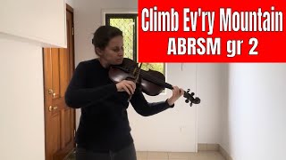 Climb Evry Mountain  The Sound of Music  ABRSM violin grade 2 2024 [upl. by Enuj]