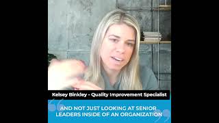 Applying Lean Six Sigma with Kelsey Binkley  Quality Improvement Specialist [upl. by Fein257]