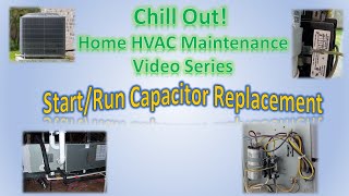 Replacing the outdoor startrun capacitor on your home HVAC System – Easy and Inexpensive DIY [upl. by Bardo]