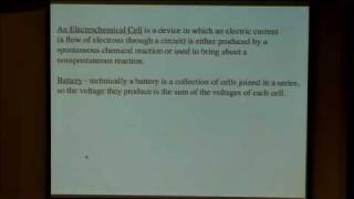 25 Electrochemical cells [upl. by Anaiad]