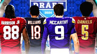 I Put NEW Rookies in the NFL [upl. by Ahsatak]