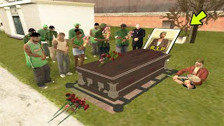 CJs Moms Funeral Before The First Mission in GTA San AndreasSecret Scenes [upl. by Asilej]