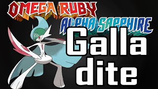 GALLADITE Location 【How to get Galladite】 Pokemon Omega Ruby Alpha Sapphire [upl. by Yblehs]