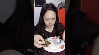 Nori Rice Seaweed Mukbang [upl. by Einnor]