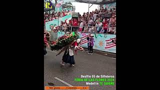 VIDEO 05 Desfile Silleteros Silletas Junior FERIA DE LAS FLORES 2024 Medellín TE QUIERE Antioquia [upl. by Regdor]