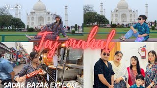 Taj Mahal amp Agra’s popular Sadar Bazar market explore vlog  Razika Abaan official [upl. by Durr]