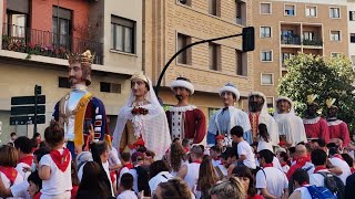 Gigantes de Pamplona  9 de julio San Fermín 2022 [upl. by Zischke918]