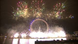 New Years eve 2018  2019 London Fireworks [upl. by Naltiac]