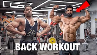 Rohit Khatri x Nitin  Huge Back Workout  Road To Pro Card  Ep04 [upl. by Asiuol]