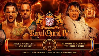 Hiroshi Tanahashi amp Tomohiro Ishii vs TMDK at Royal Quest IV [upl. by Caritta]