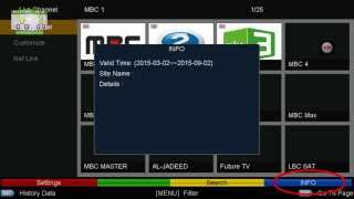 How to check IPTV validity on StarSat SR2000HD Hyper [upl. by Ralf182]