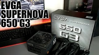 EVGA SUPERNOVA 650 G3 Unboxing amp Installation [upl. by Webber]