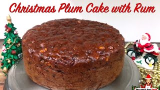 Christmas Plum Cake With Rum No soaking of dry fruits  You and I Can Cook BY ASHA DSOUZA [upl. by Yblocaj594]