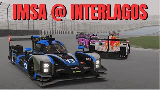 iRacing  IMSA  Interlagos  LMP2  Back Row To Podium [upl. by Osgood]