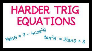 Harder Trigonometric Equations [upl. by Asilanom296]