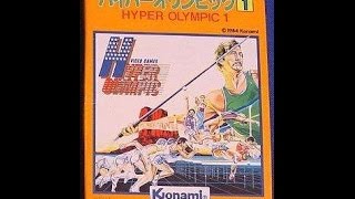 Hyper Olympic 1  MSX1  RC710  MSX 1 amp MSX 2 Konami Games [upl. by Anika]