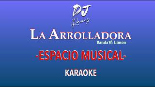 Cheque en blanco La Arrolladora karaoke [upl. by Arimihc]