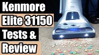 Kenmore Elite 31150 Pet amp Allergy Friendly Upright Vacuum REVIEW [upl. by Enyahs]