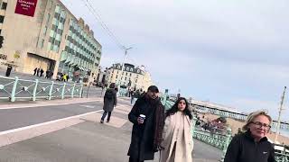 Walk in the Brighton Seafront Brighton beach [upl. by Adnilre]