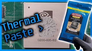 Will Electronic Wipes Clean Thermal Paste [upl. by Eednak280]