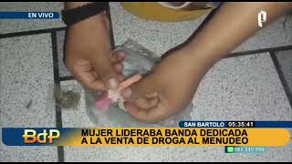 Agentes Terna capturan banda de droga liderada por una mujer en San Bartolo [upl. by Bell384]