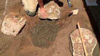 How to Install Stepping Stones 2 of 2  Shelton CT Landscape Designer [upl. by Naveb]