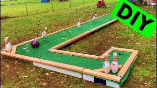 How to Build A Mini Golf Course in your BackYard [upl. by Idnahr]