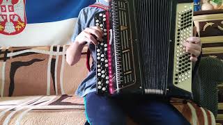 Голубой вагон Баян Blue wagon Accordion [upl. by Aceissej]