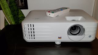 ViewSonic PX 701 4KHDR 240hz Projector Unboxing Setup with XboxSeriesX [upl. by Suoinuj]