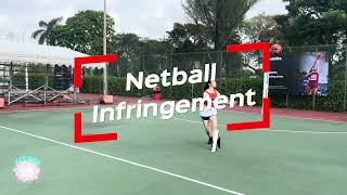 Learn Netball Umpiring  HandSignals and Infringements  Offside and Over A Third [upl. by Scholem]