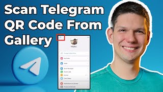 How To Scan Telegram QR Code From Gallery [upl. by Rhett]