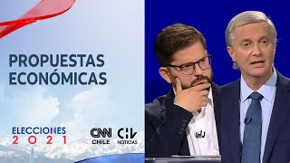 DEBATE ANATEL  Boric y Kast sobre costo de la vida y propuestas económicas  CHV Noticias [upl. by Camarata]